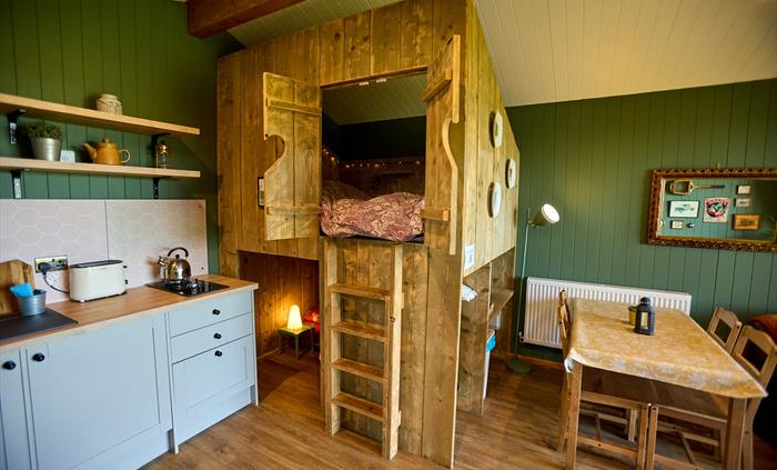 Interior of lodge